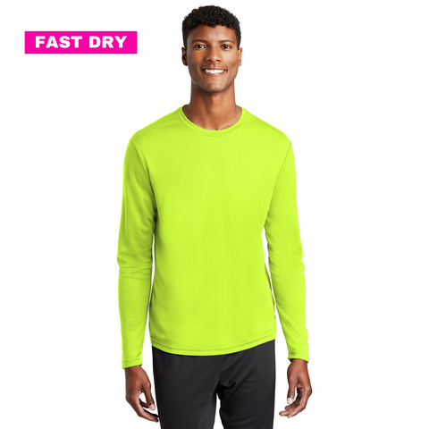2970 Men's Long Sleeve Polyester Dry-Fit Sport T-Shirt