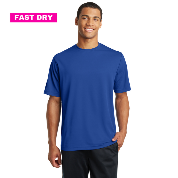Tシャツ・カットソー ^ ^ Men's Regular Fit Sports Logo Short Sleeve T- Sport-Tek Dry Zone Short-Sleeve Raglan Logo T-Shirt XS