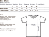 *NEW* C0200 Medium Weight Short Sleeve Unisex Crew Neck