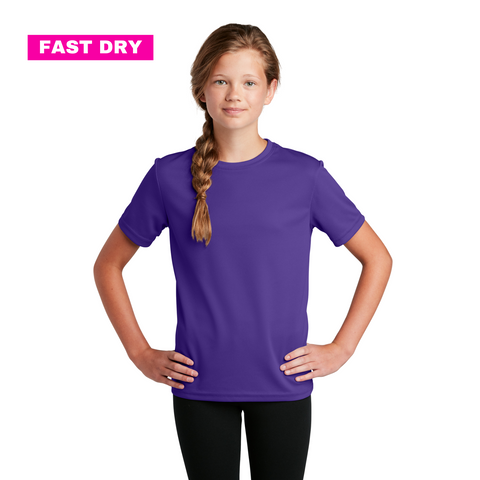2290 Youth Short Sleeve Polyester Dry-Fit Sport T-Shirt